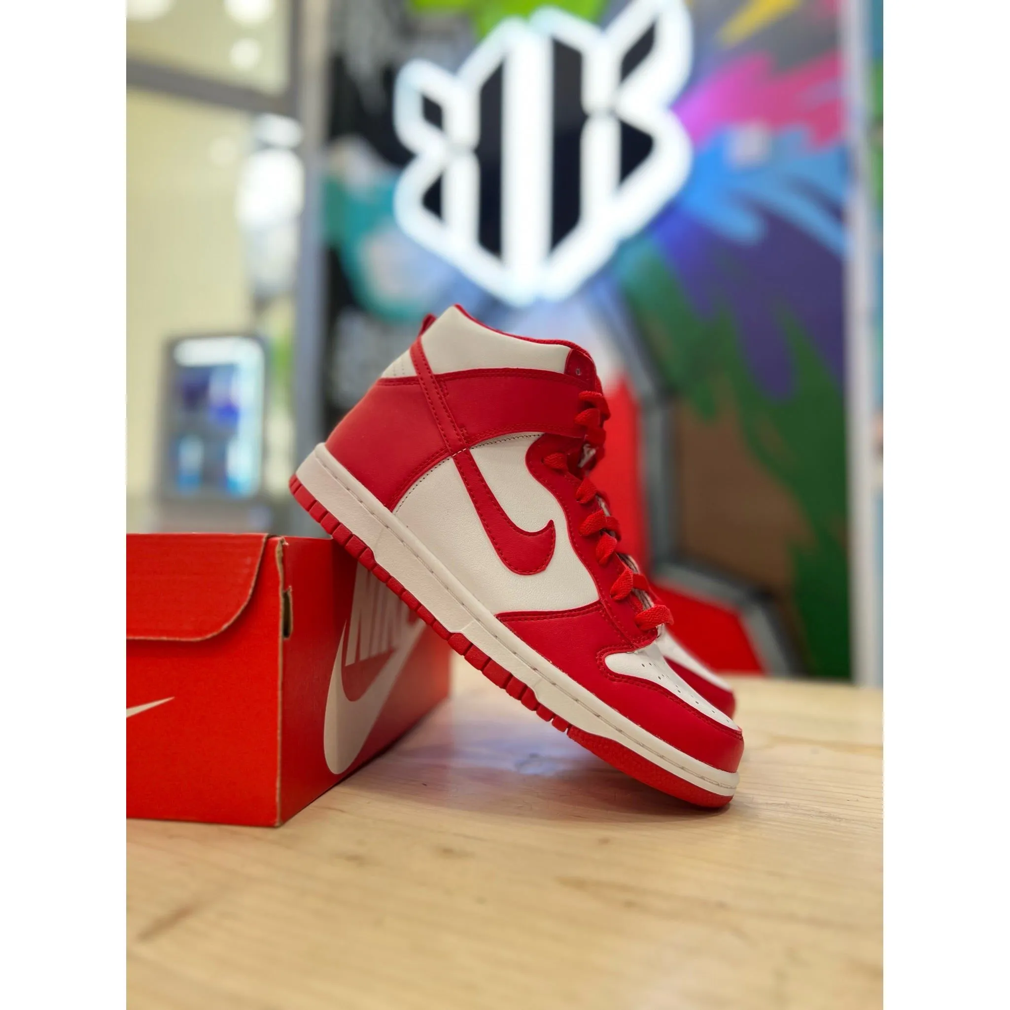 Active City Easy On And Off Nike Dunk High University Red (GS)