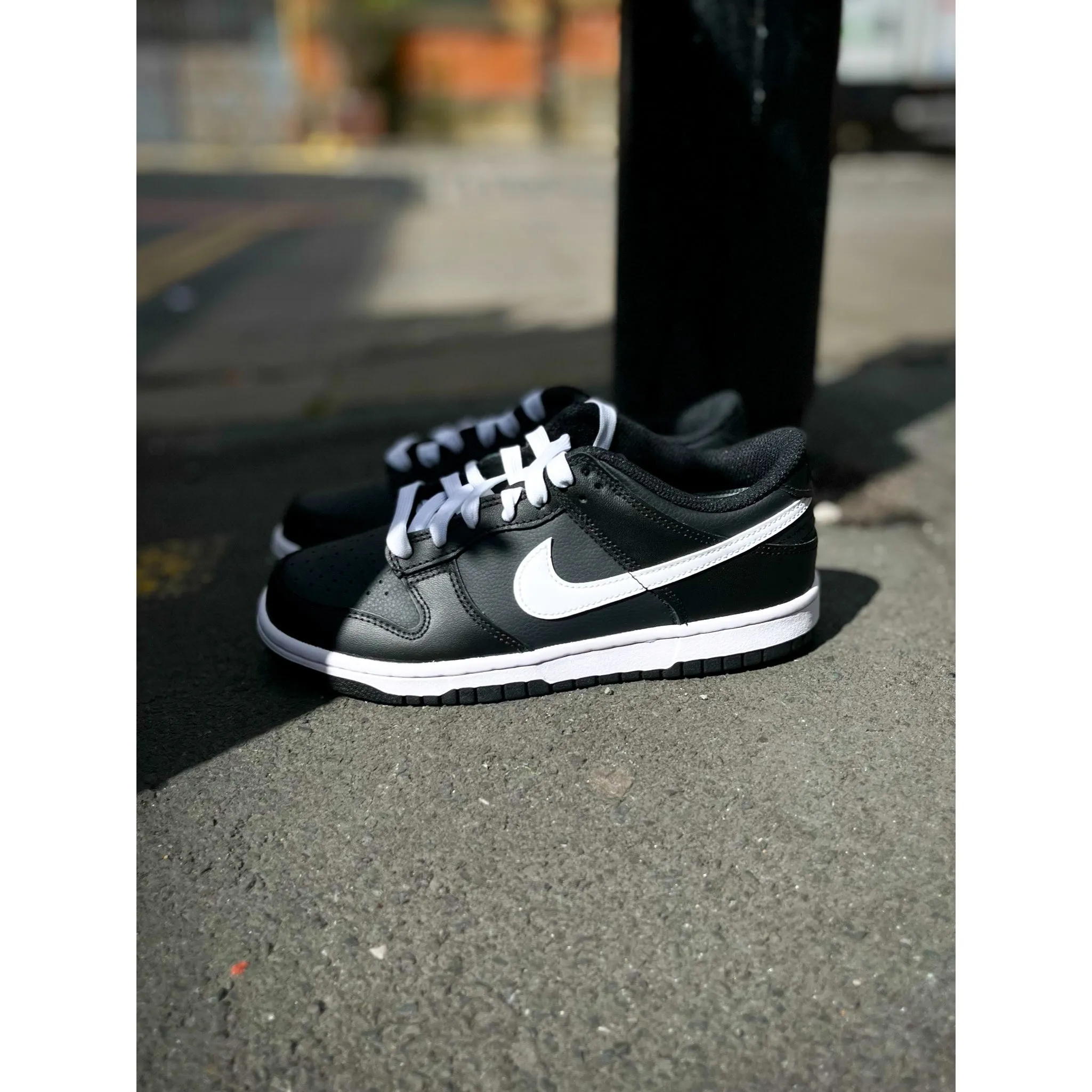 Tidy look Nike Dunk Low Black White (2022) (GS)