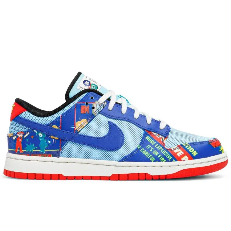 Streamlined silhouette Nike Dunk Low Chinese New Year Firecracker (2021)
