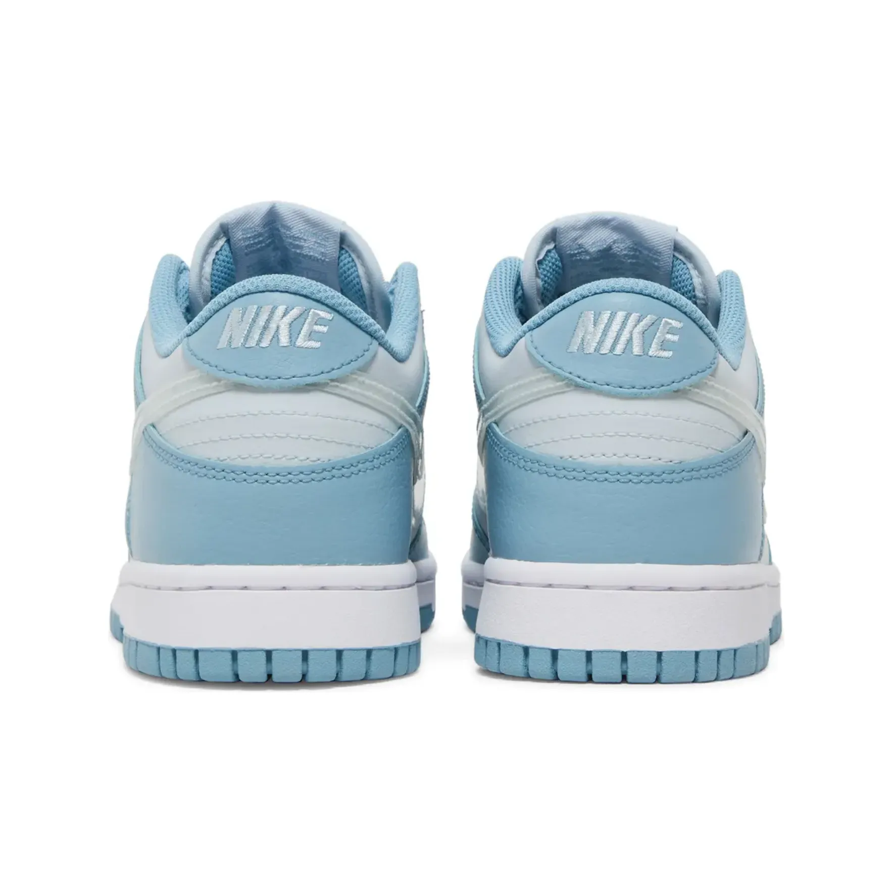 Arch Support Technology Ultra Flexible Grooves Nike Dunk Low Clear Blue Swoosh (GS)