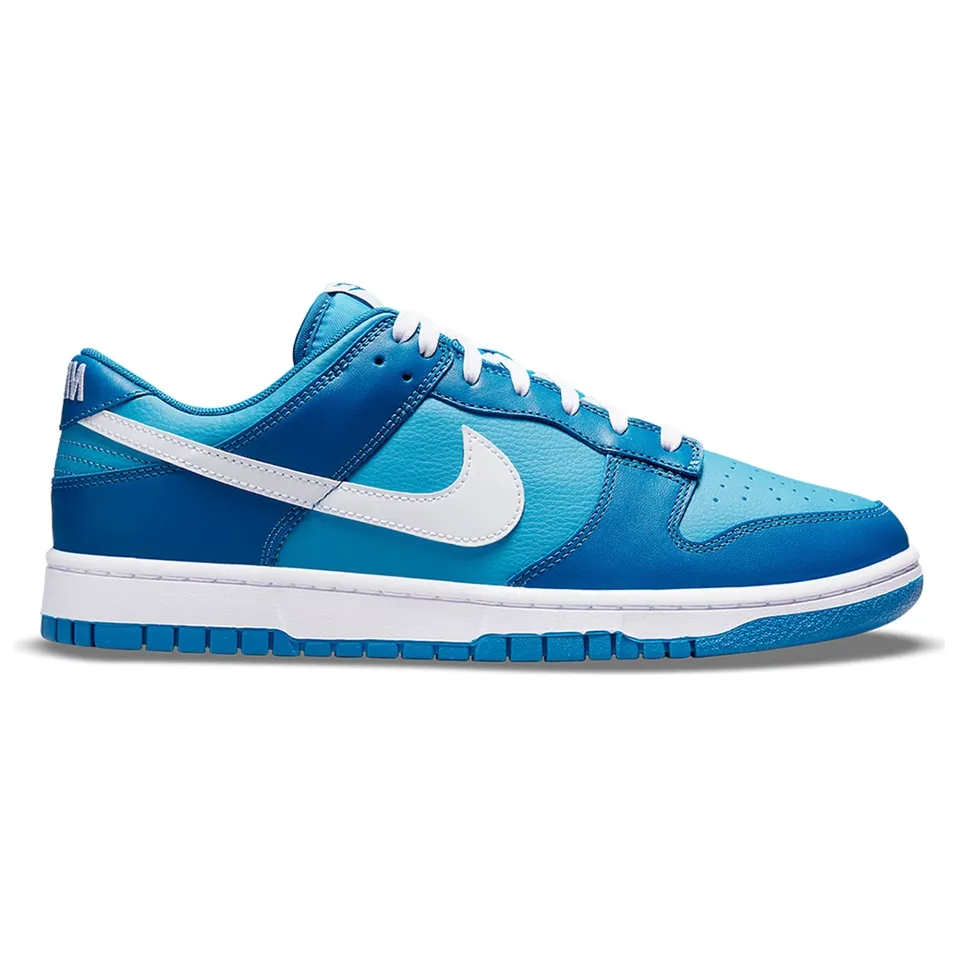 Nike Dunk Low Dark Marina Blue Elastic Collar Neutral Wear