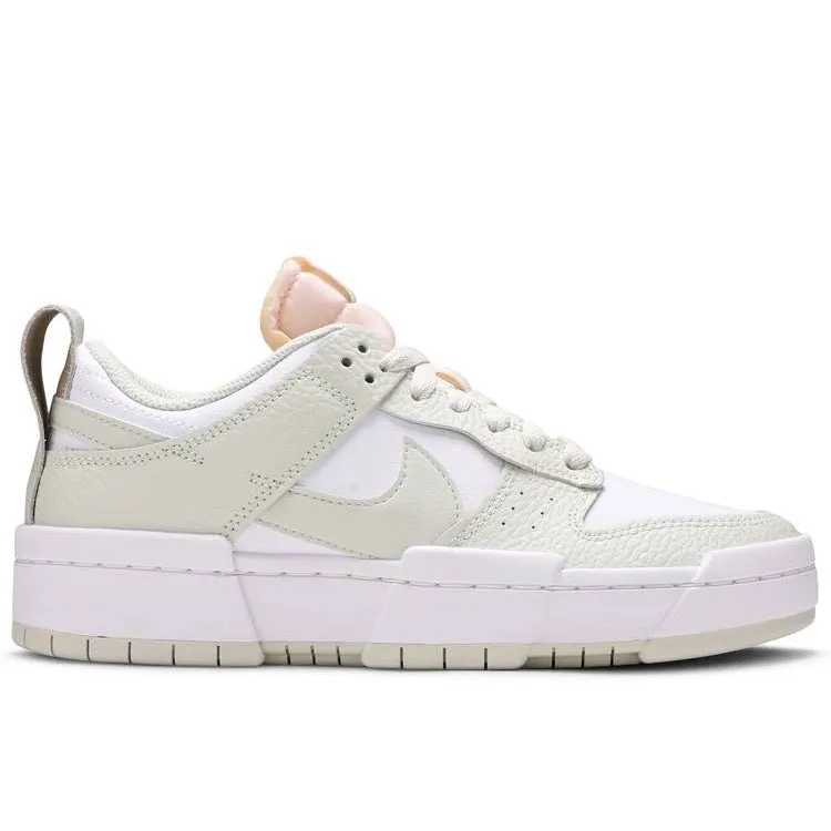 Kinetic Energy Transfer Quick Stride Nike Dunk Low Disrupt Sea Glass White (W)