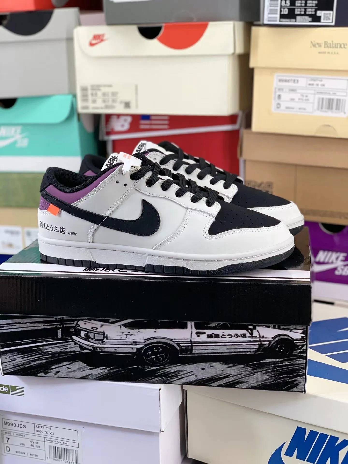 Nike Dunk Low Initial D Toyota AE86 Comfortable fit