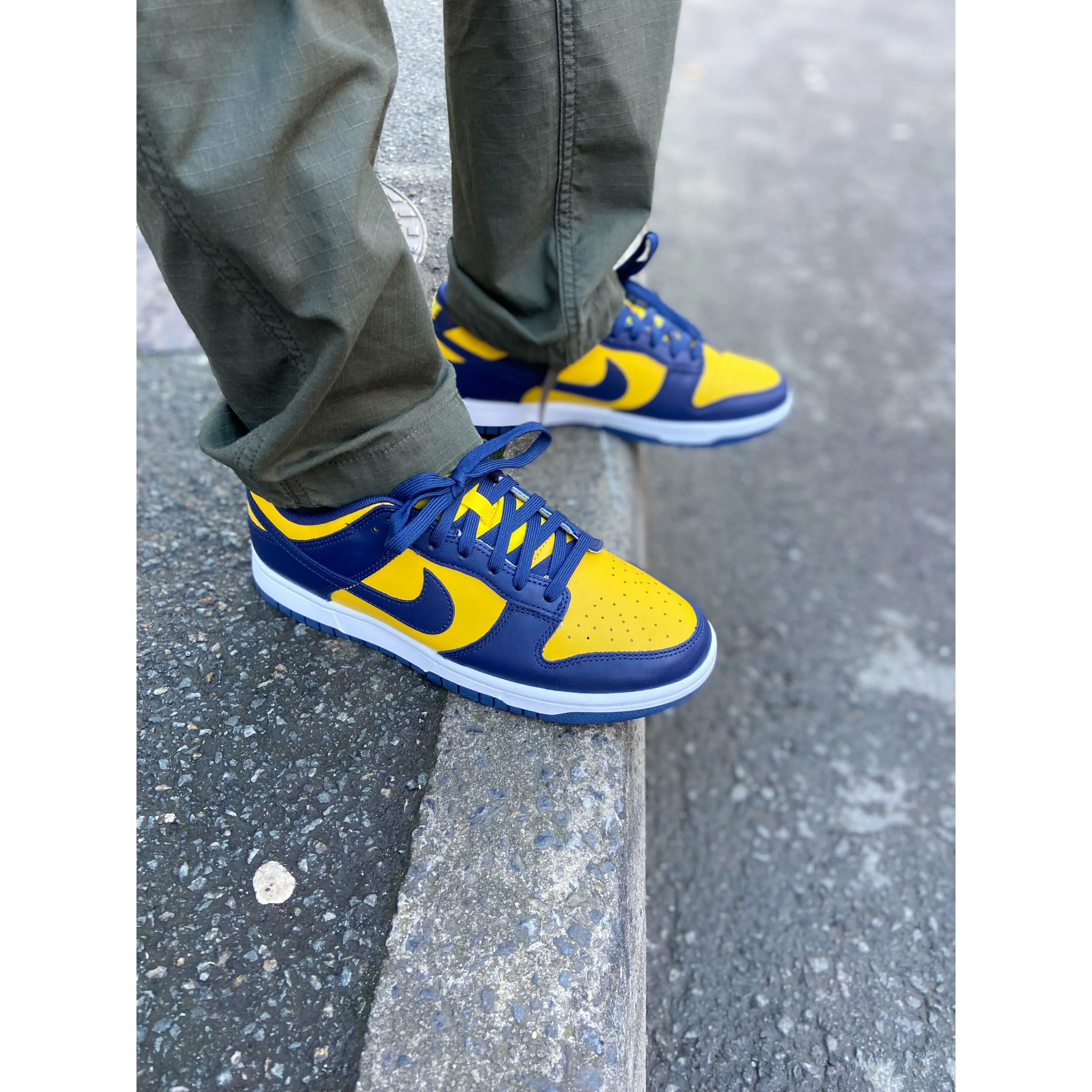 Nike Dunk Low Michigan (2021/2023) (GS) Anti Static Material Dynamic Flexibility