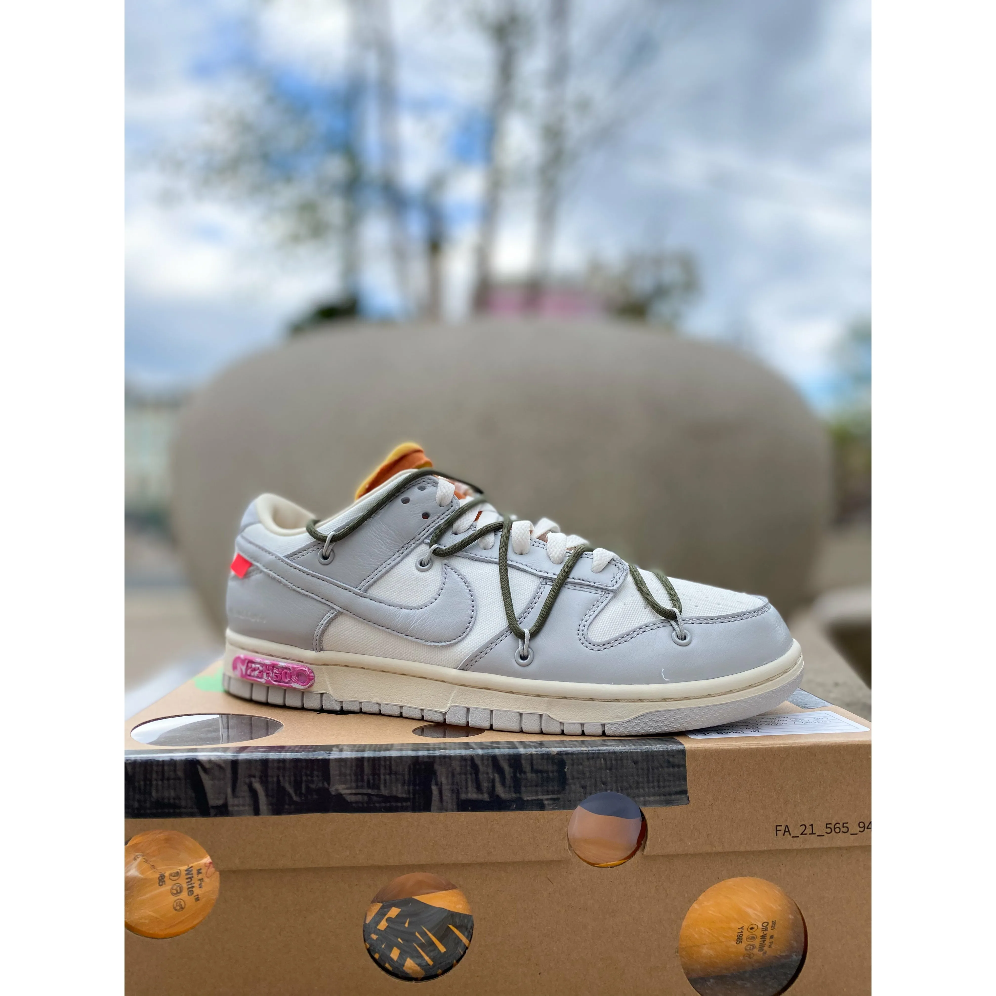 Nike Dunk Low  Off-White Lot 22 calf - high running shoes