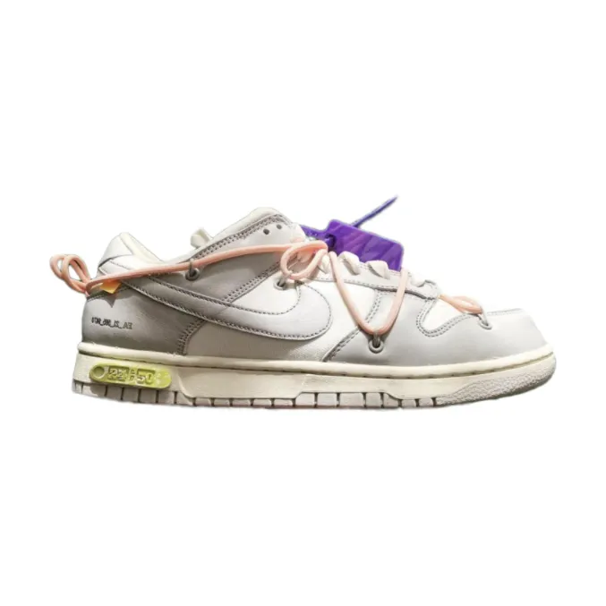 Tensile Weave Upper Low Profile Nike Dunk Low Off-White Lot 24
