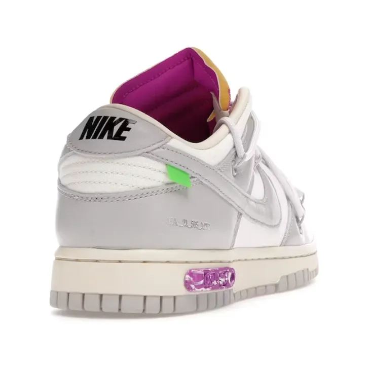 Nike Dunk Low Off-White Lot 3 Vibrant breathability Abrasion Resistant Fabric