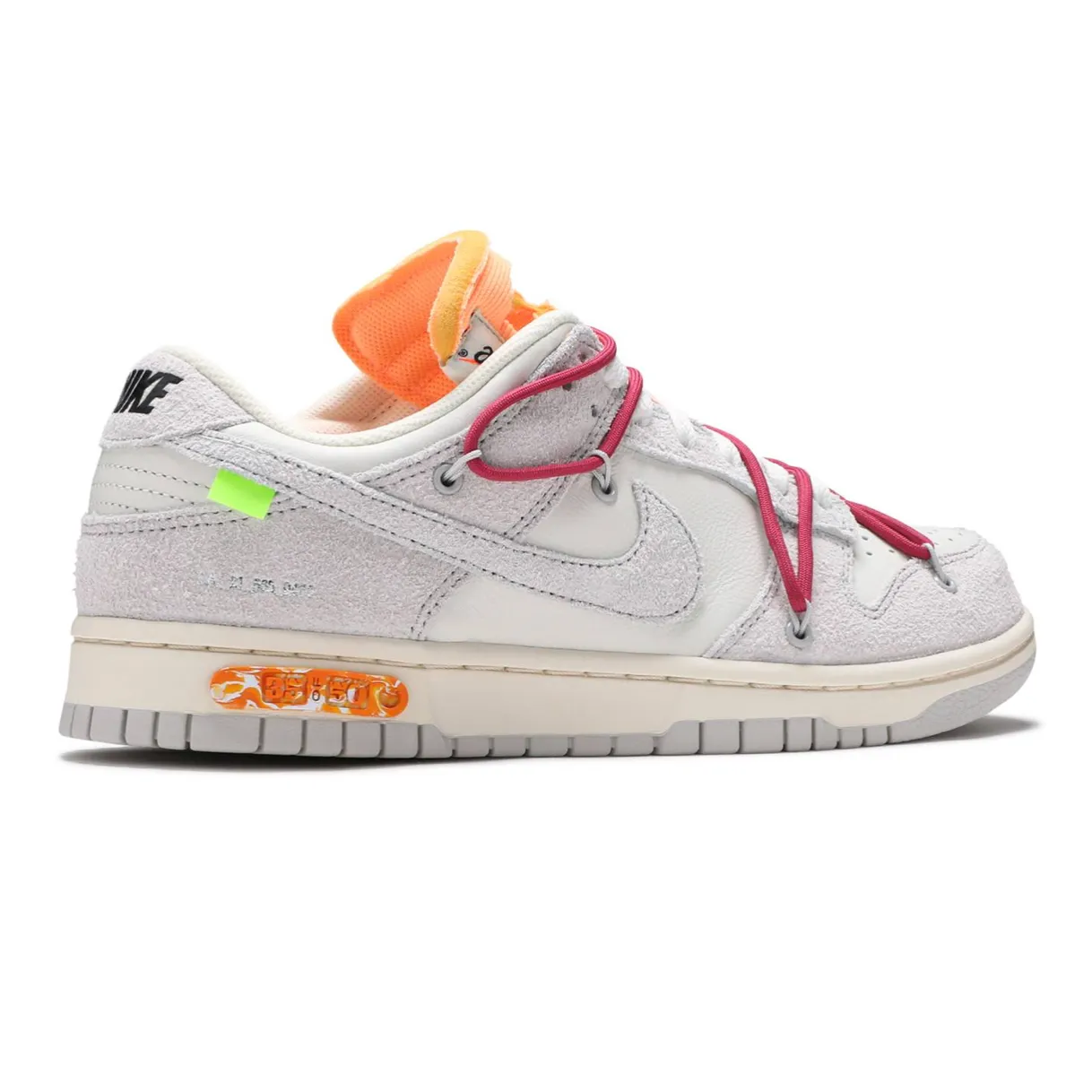 Nike Dunk Low Off-White Lot 35 Hyper Durable Rubber Compound