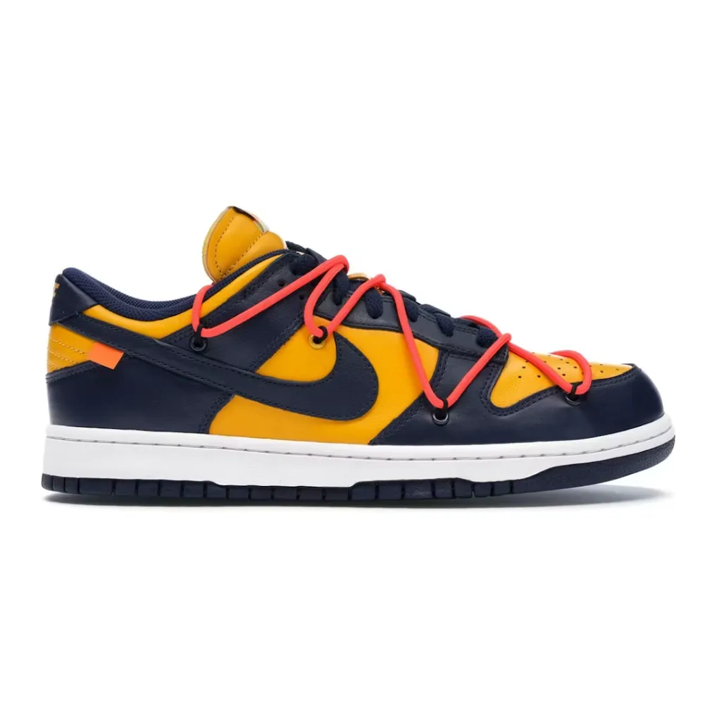 Asics FlyteFoam Nike Dunk Low Off White University Gold Midnight Navy