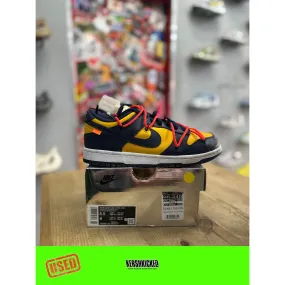Nike Dunk Low Off-White University Gold UK 6 (EU 39) running in a truss bridge area shoes mesh construction