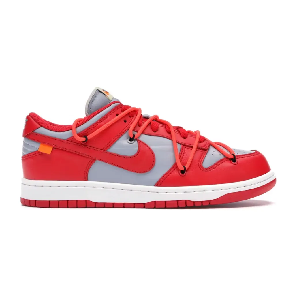 Nike Dunk Low Off-White - University Red Comfort Straps Retro design