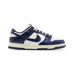 Secure Lace Loops Comfort Layers Nike Dunk Low PRM Vintage Navy (W)