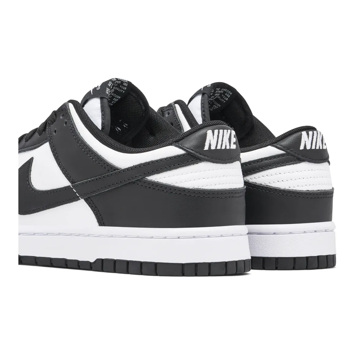 Unbeatable flexibility Sleek Design Nike Dunk Low Retro White Black