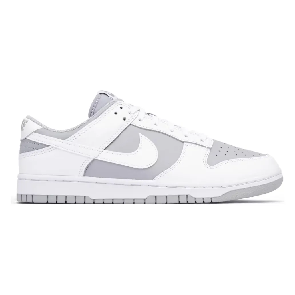 Nike Dunk Low Retro White Grey Moisture Wicking Fabric