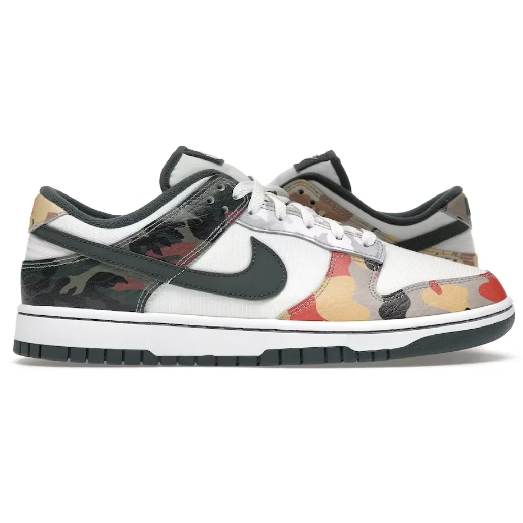 All-Day Stability Nike Dunk Low SE Sail Multi-Camo