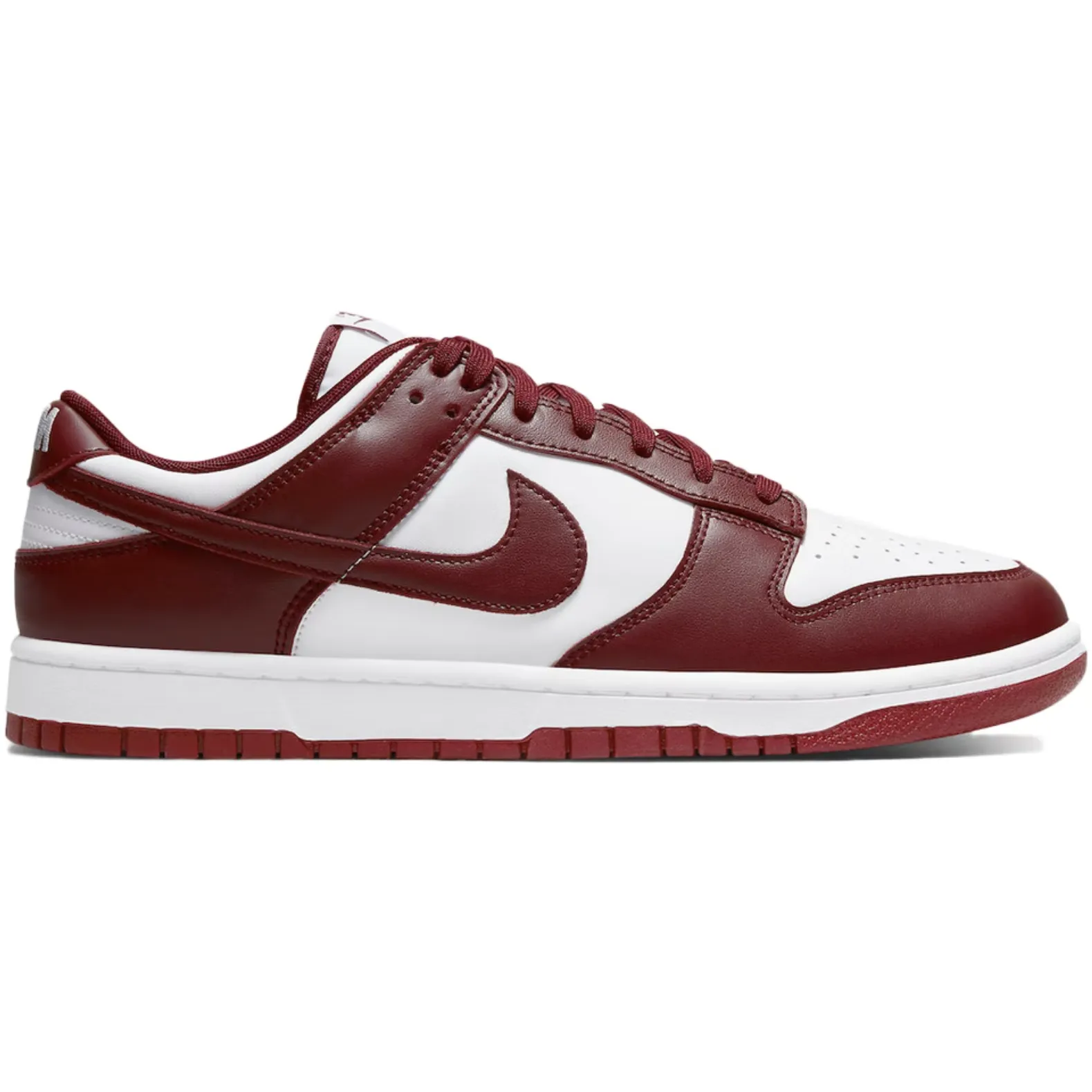 Non-marking sole Nike Dunk Low Team Red