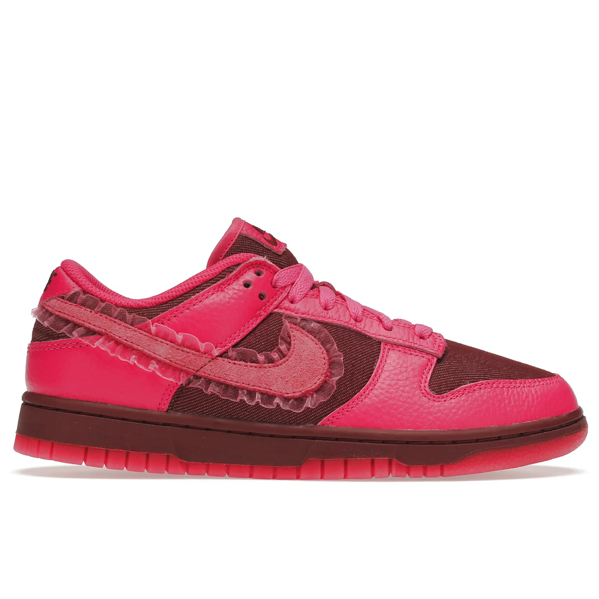 Elastic Goring System Dynamic Foot Rocking Systems Nike Dunk Low Valentine's Day