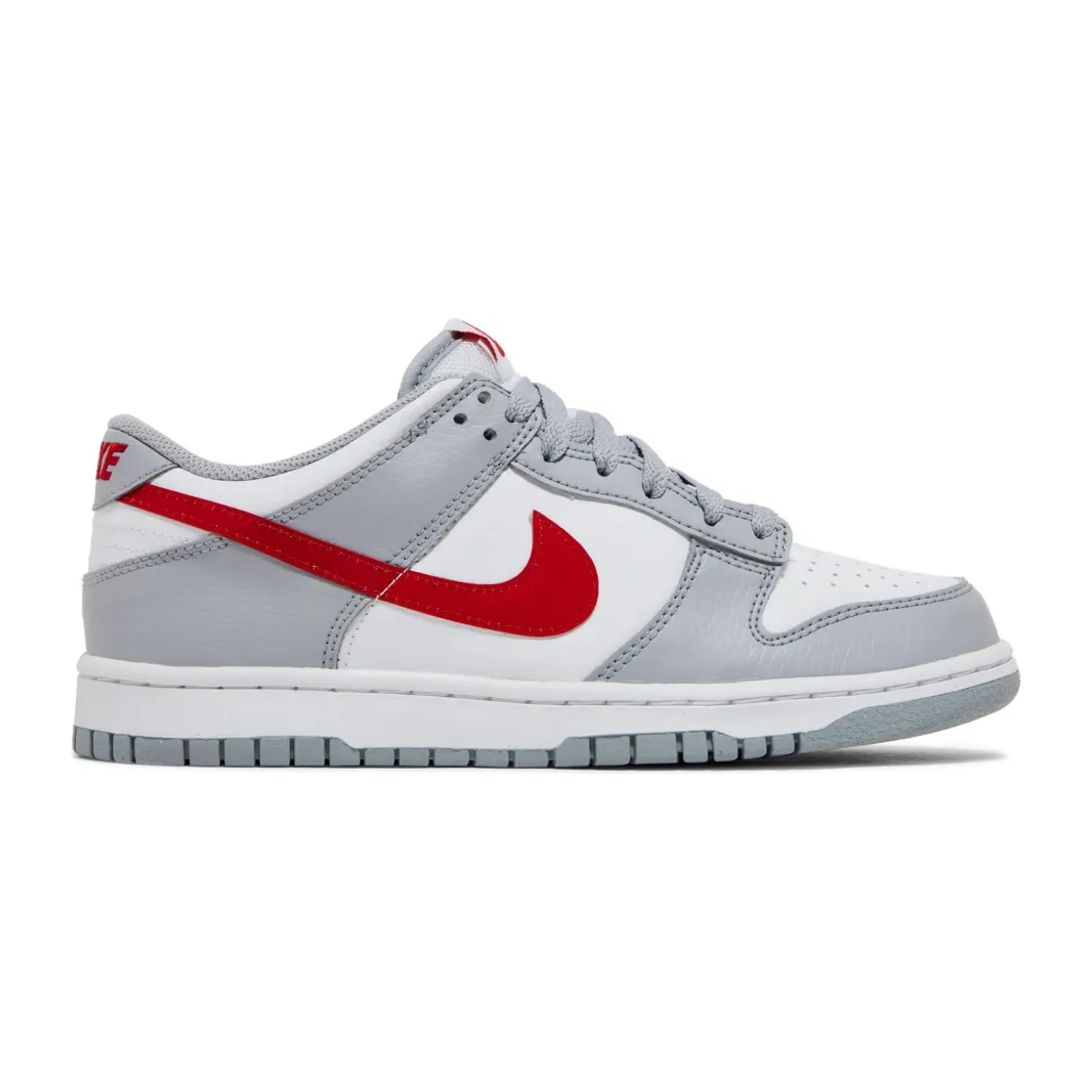Static Dissipative Nike Dunk Low White Grey Red (GS)
