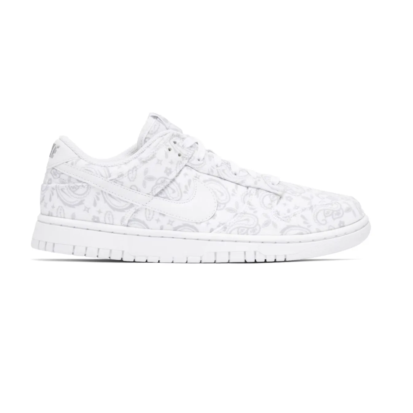 Nike Dunk Low White Paisley (W) Breathable Design