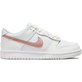 Clean Shape Nike Dunk Low White Rose (GS)