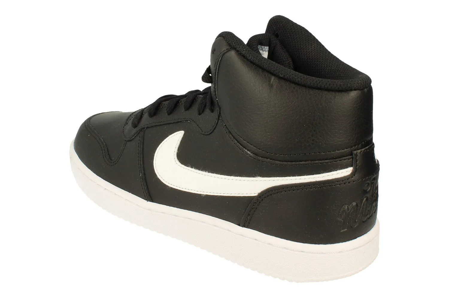 flexible fabric shoe stuff Nike Ebernon Mid Mens Trainers AQ1773 002