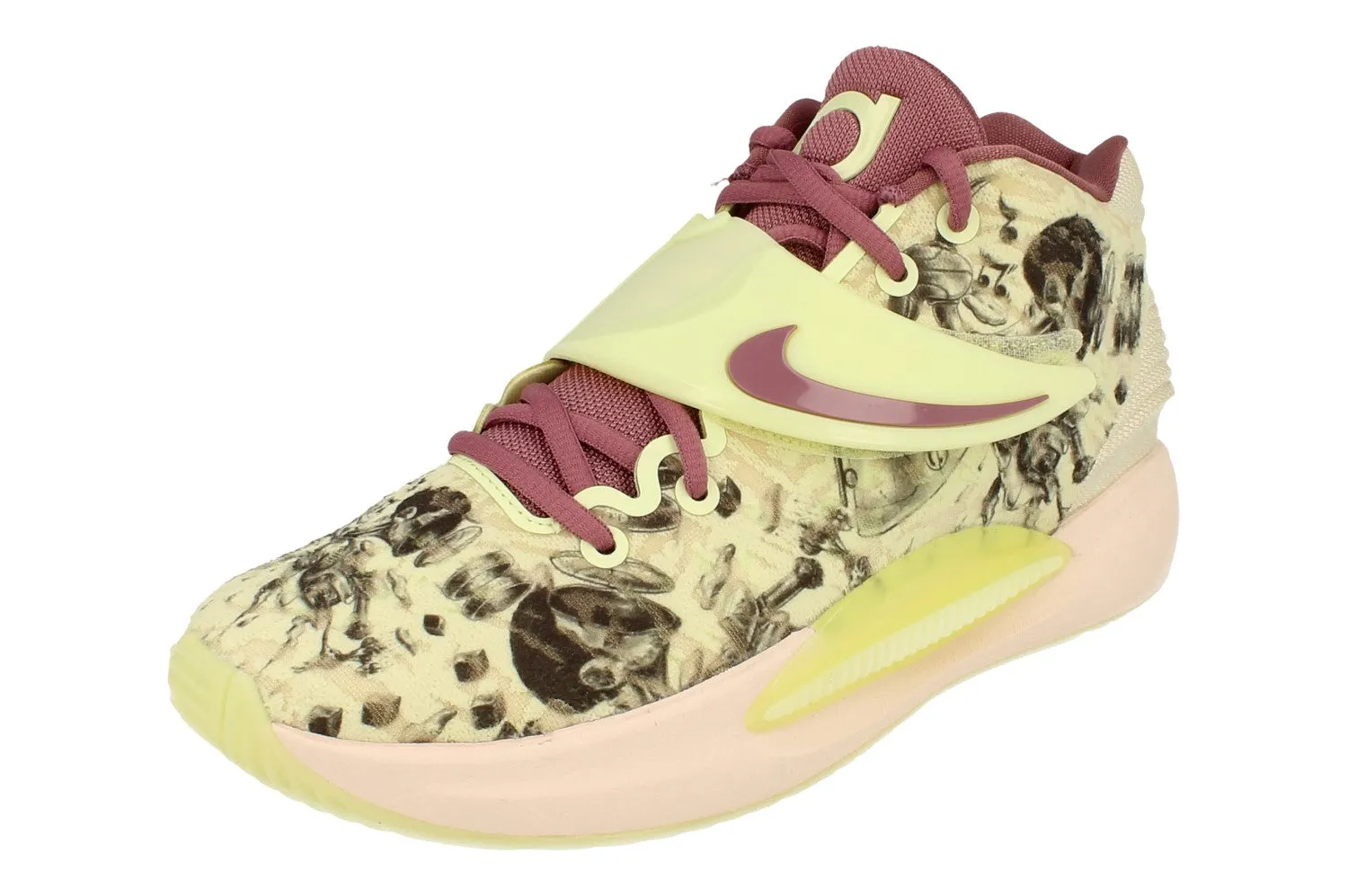 Nike Kd14 Mens Basketball Trainers Cw3935 300 logo - buckled shoes