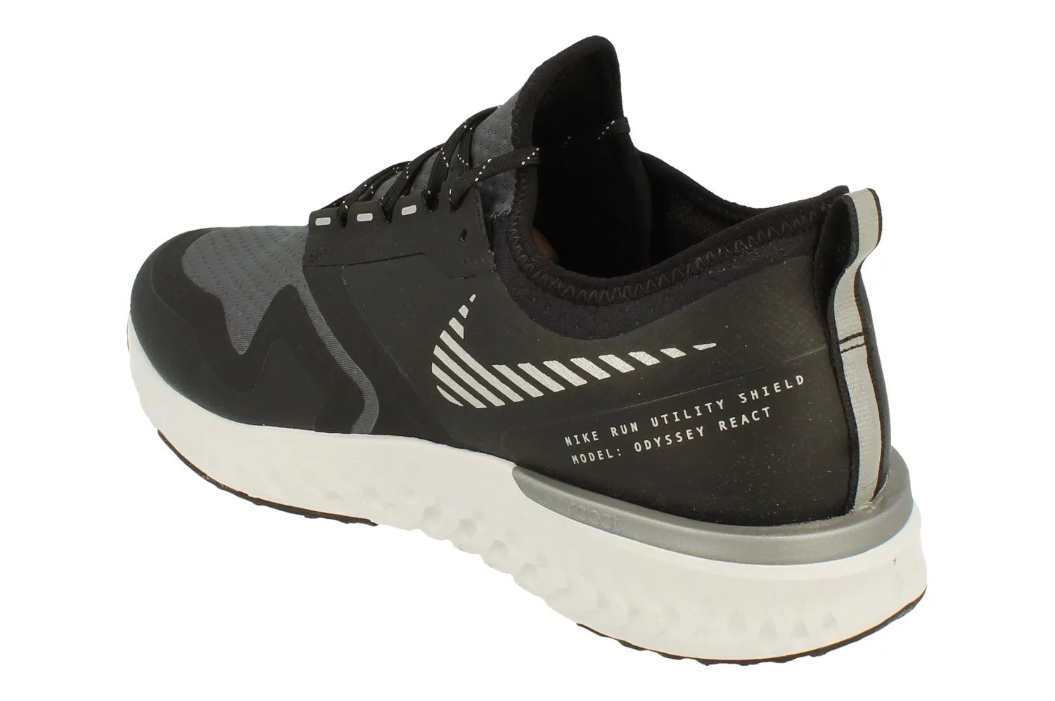 Nike Odyssey React Shield Mens BQ1671 003 dry - climate running shoes daily runner shoes