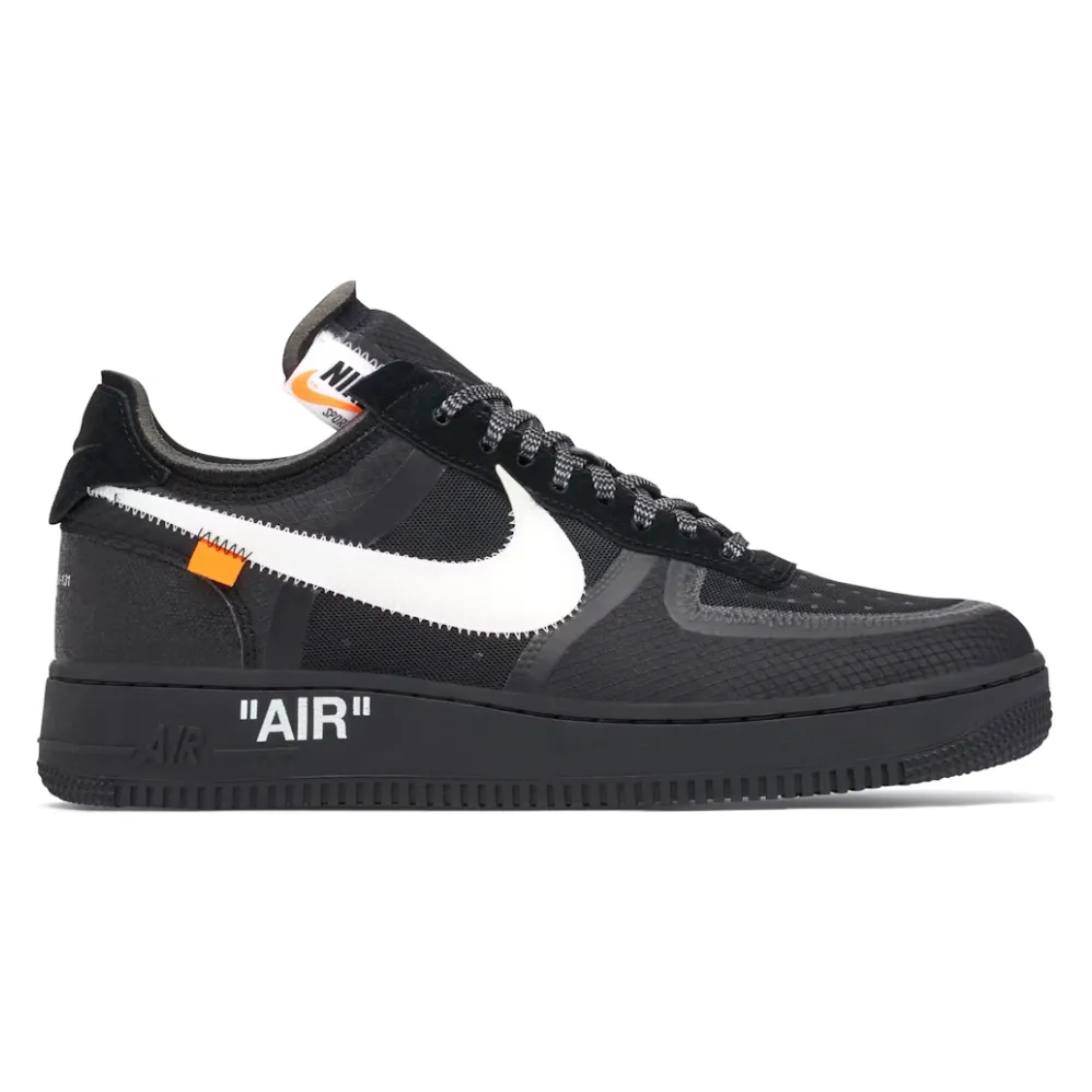 running in synthetic tracks shoes reflective - details - safety shoes Nike Off White Air Force 1 Low Black