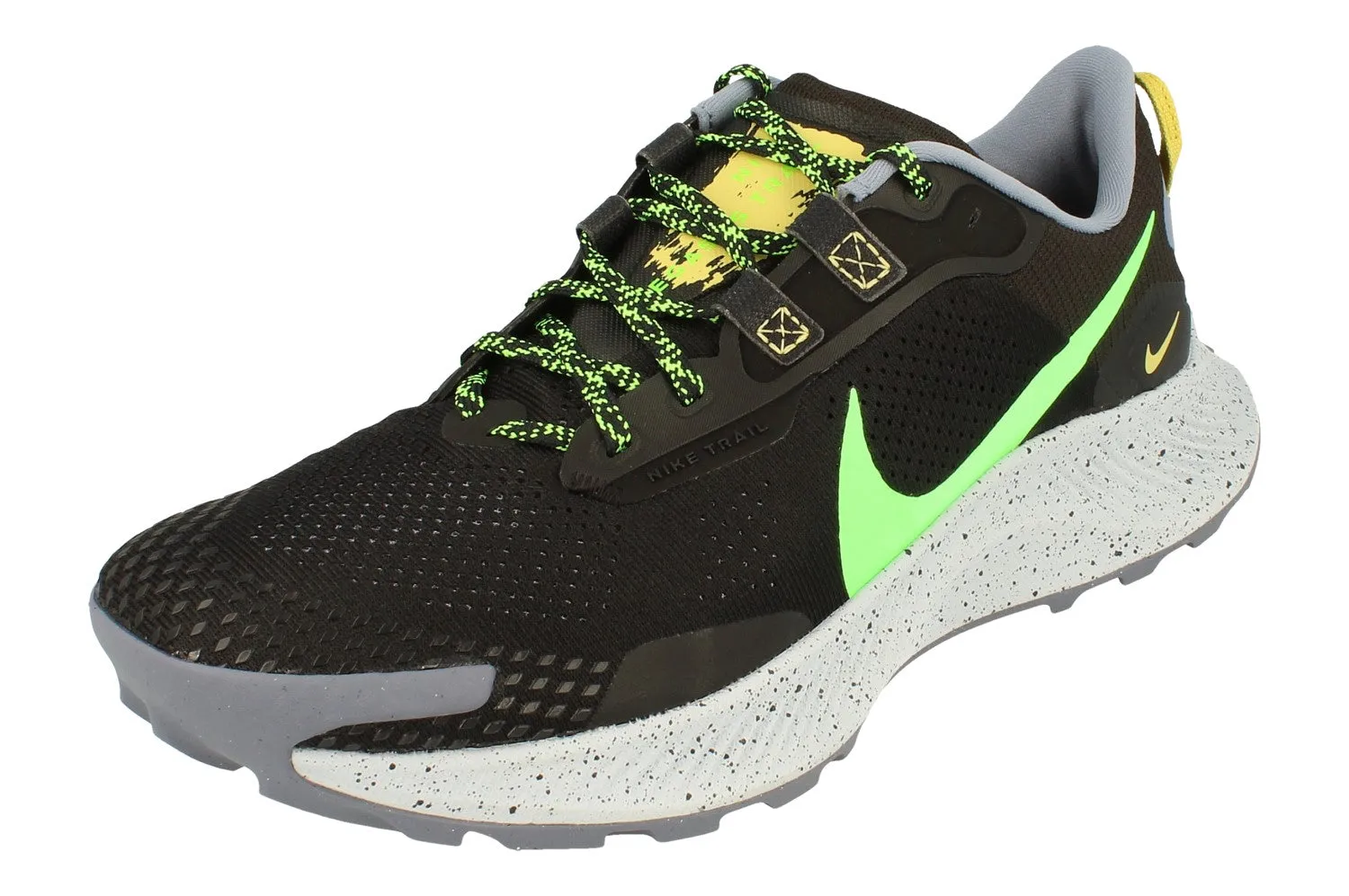 Nike Pegasus Trail 3 Mens Running Shoes DA8697 004 | Black and Green Men's running