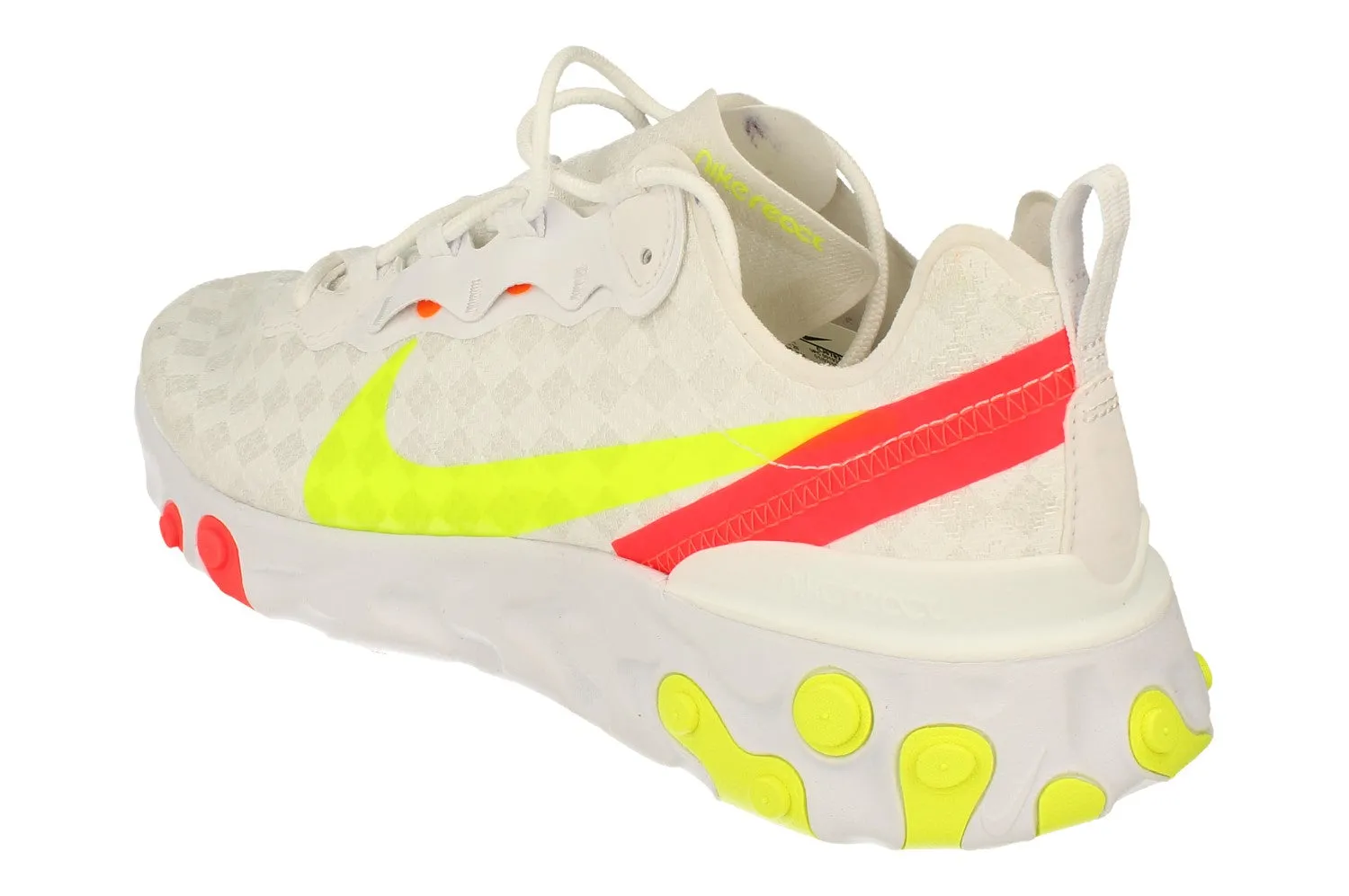 Nike React Element 55 Mens CJ0782 100 running in the night shoes suede - finish - design shoes