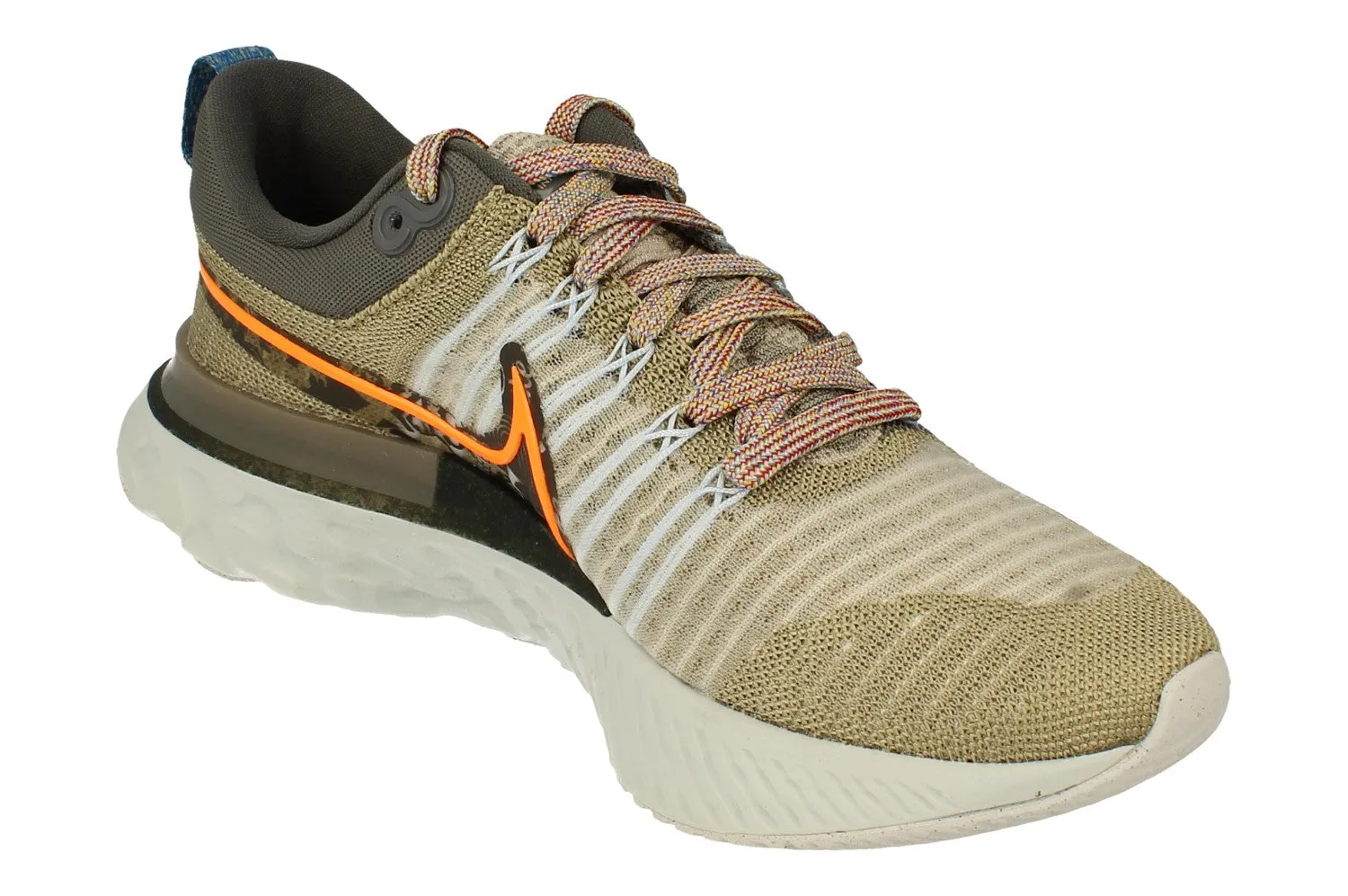 Nike React Infinity Run Fk 2 Mfs Mens Dc4577 001 hook - and - loop running option flat - footed shoe accommodation