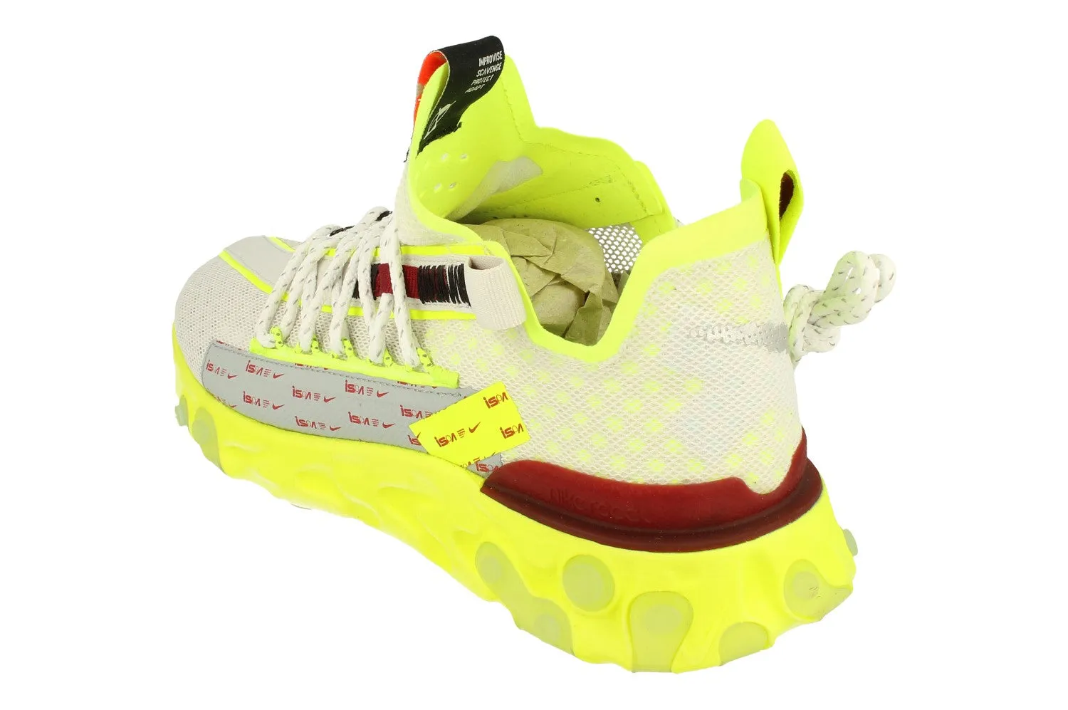 running in a plateau shoes Nike React Ispa Mens Ct2692 002