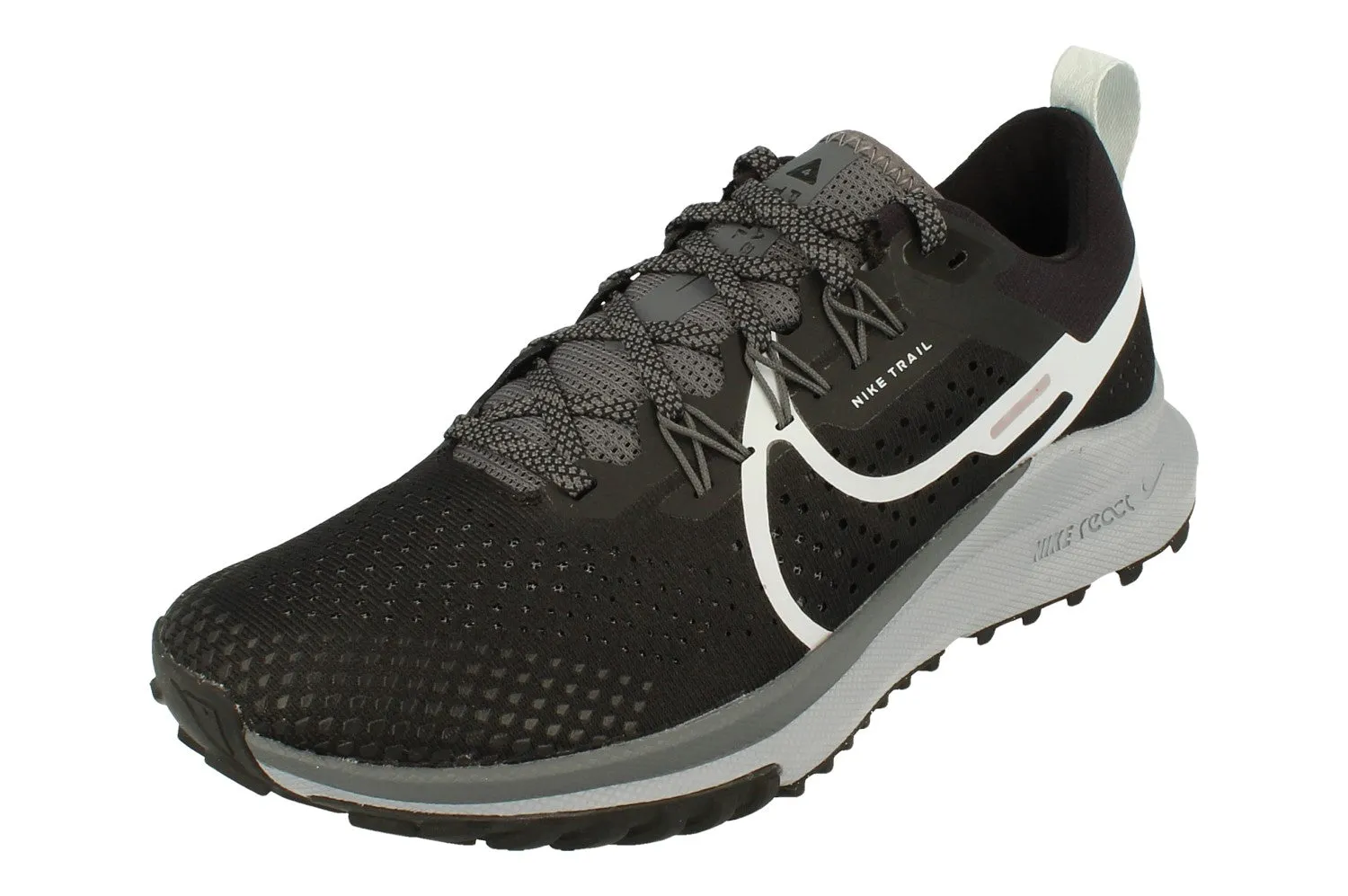 Comfort Foot Stable Structure Nike React Pegasus Trail 4 Mens DJ6158 001
