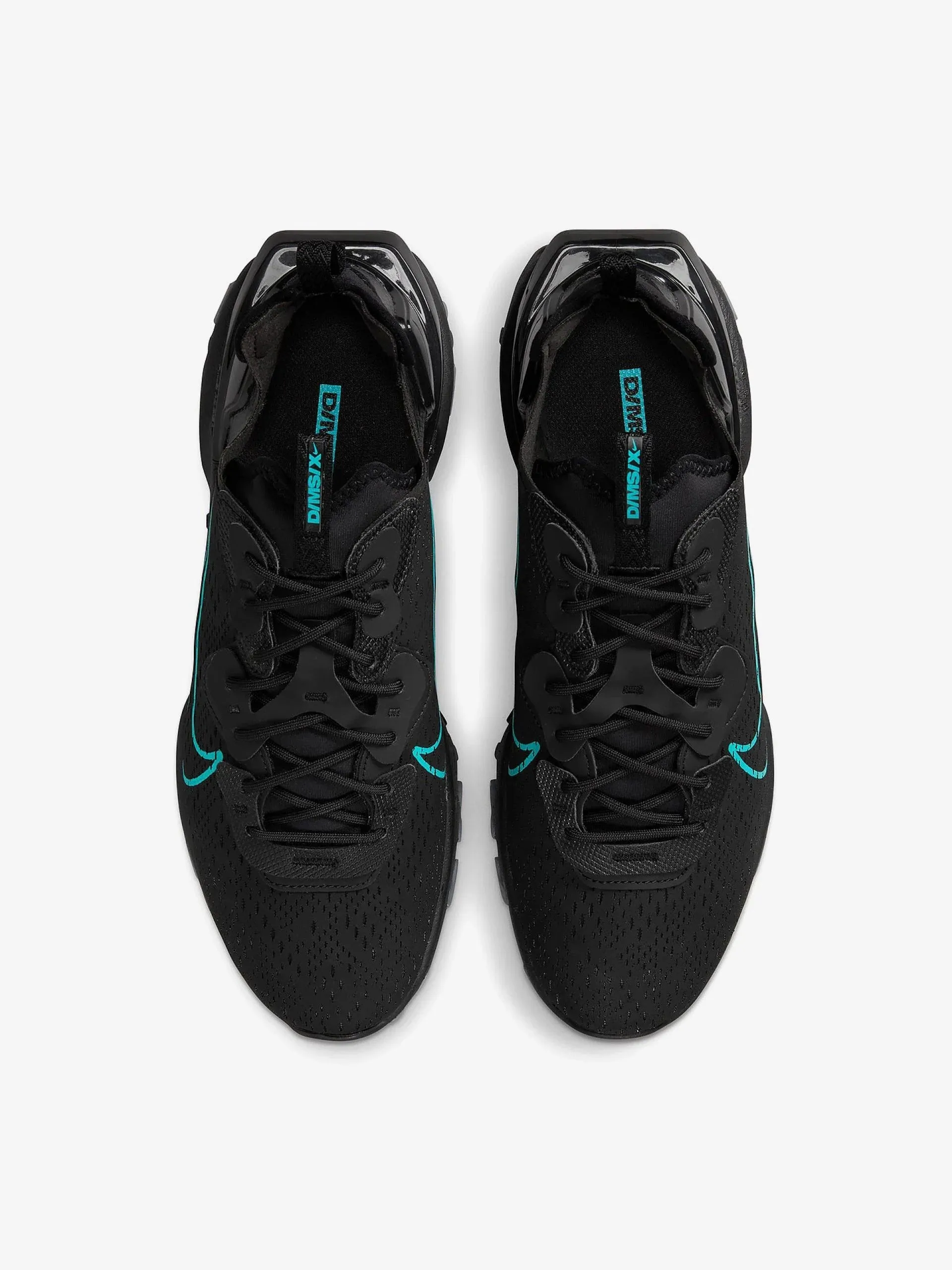 Anti Slip Tread Nike React Vision Black Blue Logo