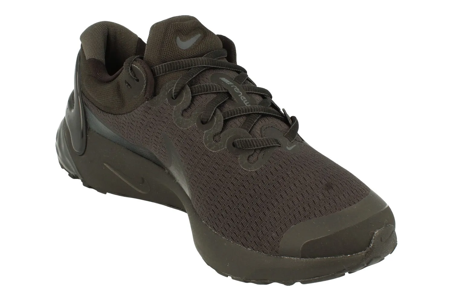 Nike Renew Run 3 Mens DC9413 003 fun - run logo - rhinestoned shoes