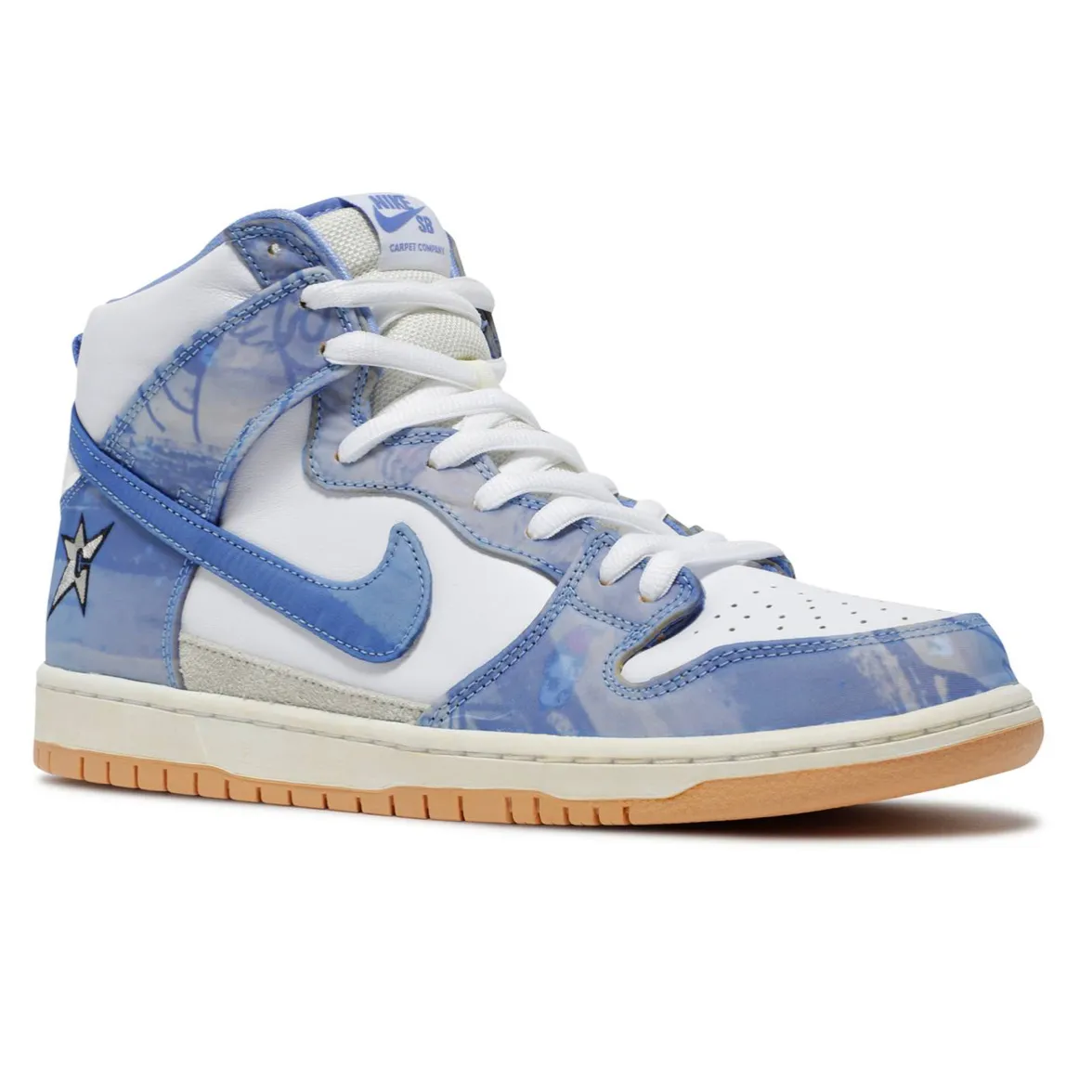 Flattering Fit Nike SB Dunk High Carpet Company