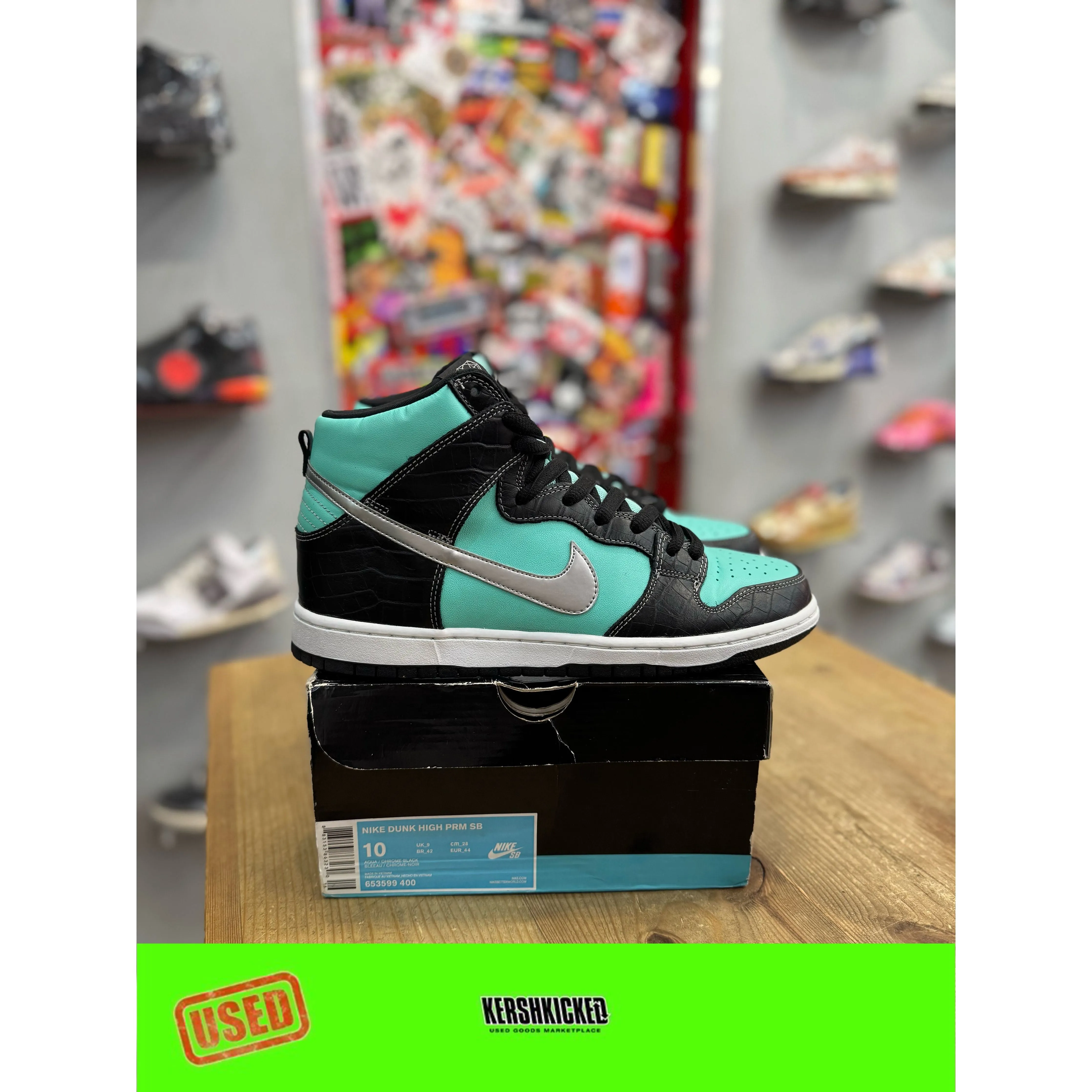 Chic Design Nike SB Dunk High Diamond Supply Co. UK 9