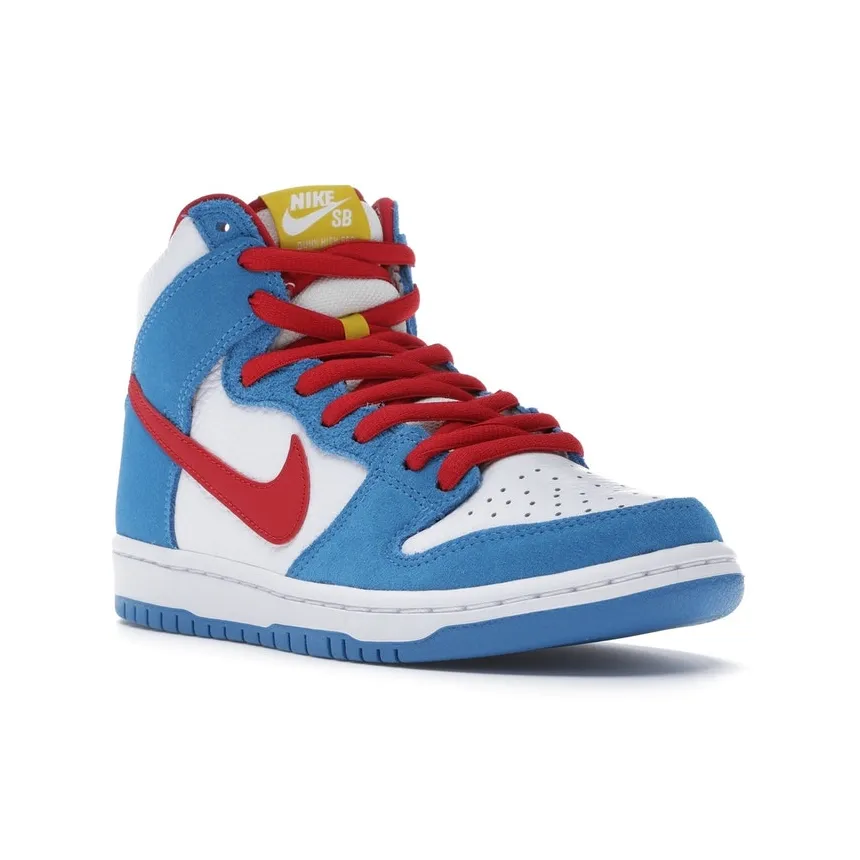 Odor Eliminating Leather Nike SB Dunk High Kevin Perez Doraemon