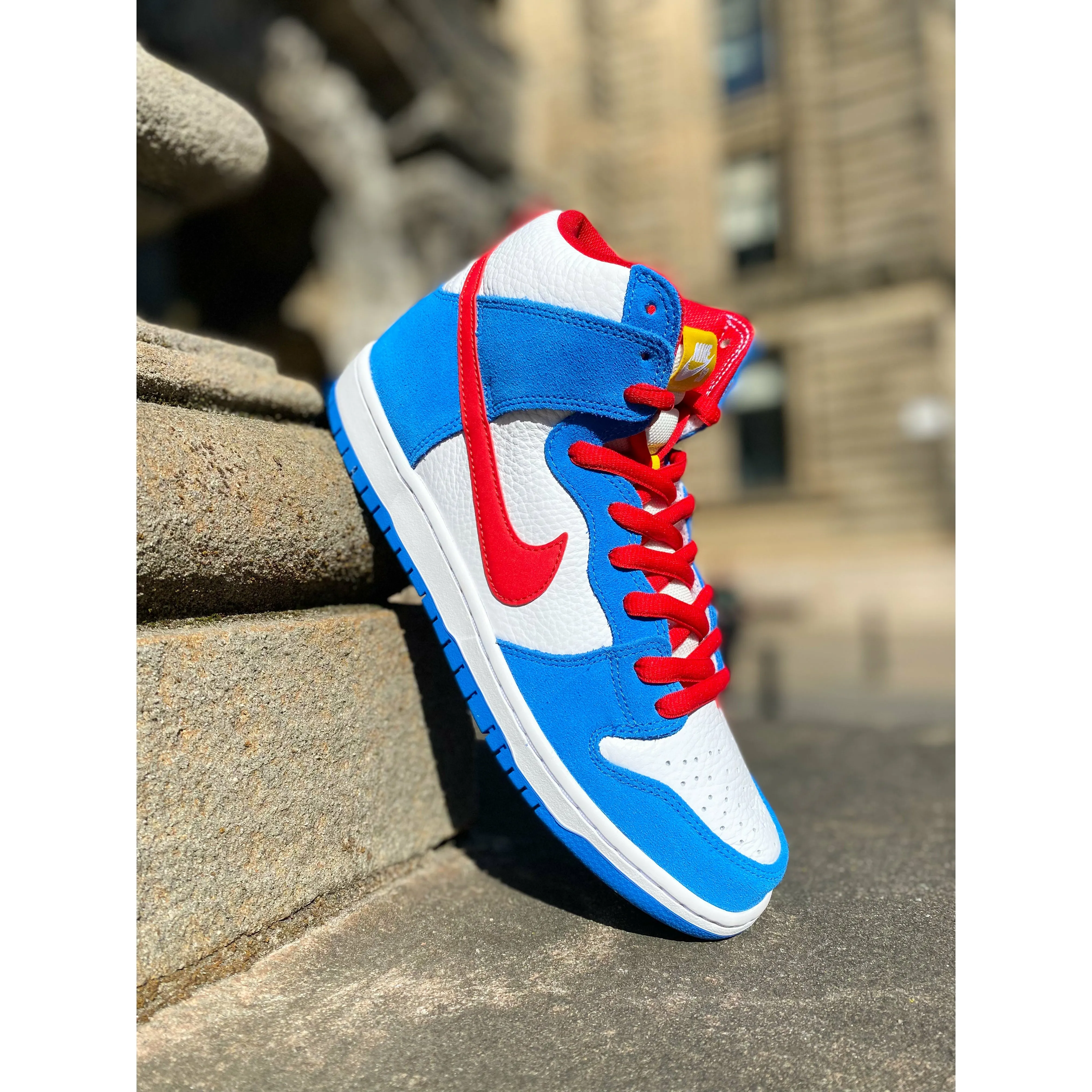 Nike SB Dunk High Kevin Perez Doraemon Easy Slip-On Bonded Midfoot