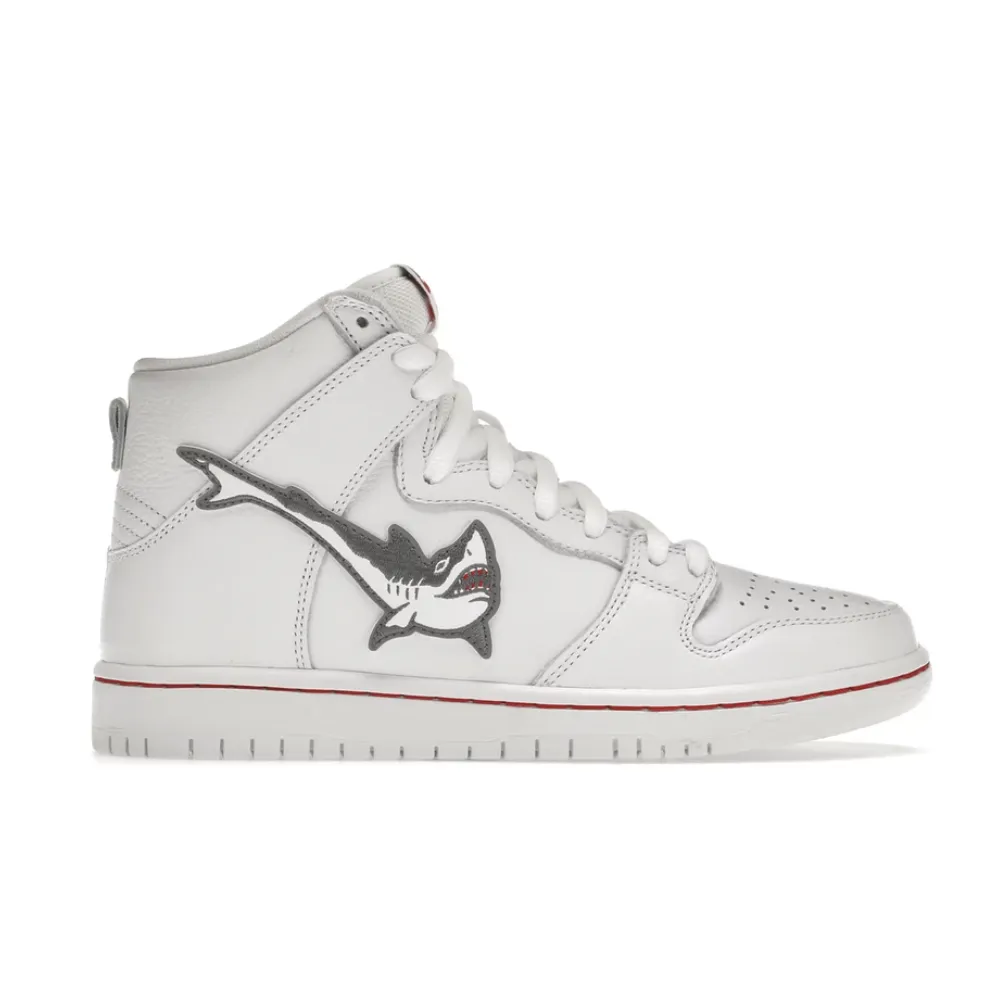 Nike SB Dunk High Oski Great White Sneaker Culture Supportive Footbed