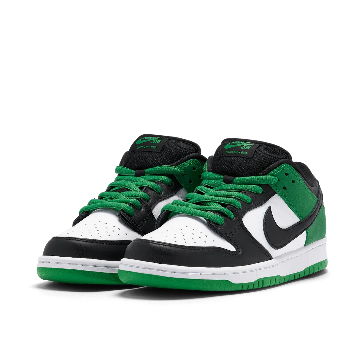 Nike SB Dunk Low Classic Green Tension Balanced Upper