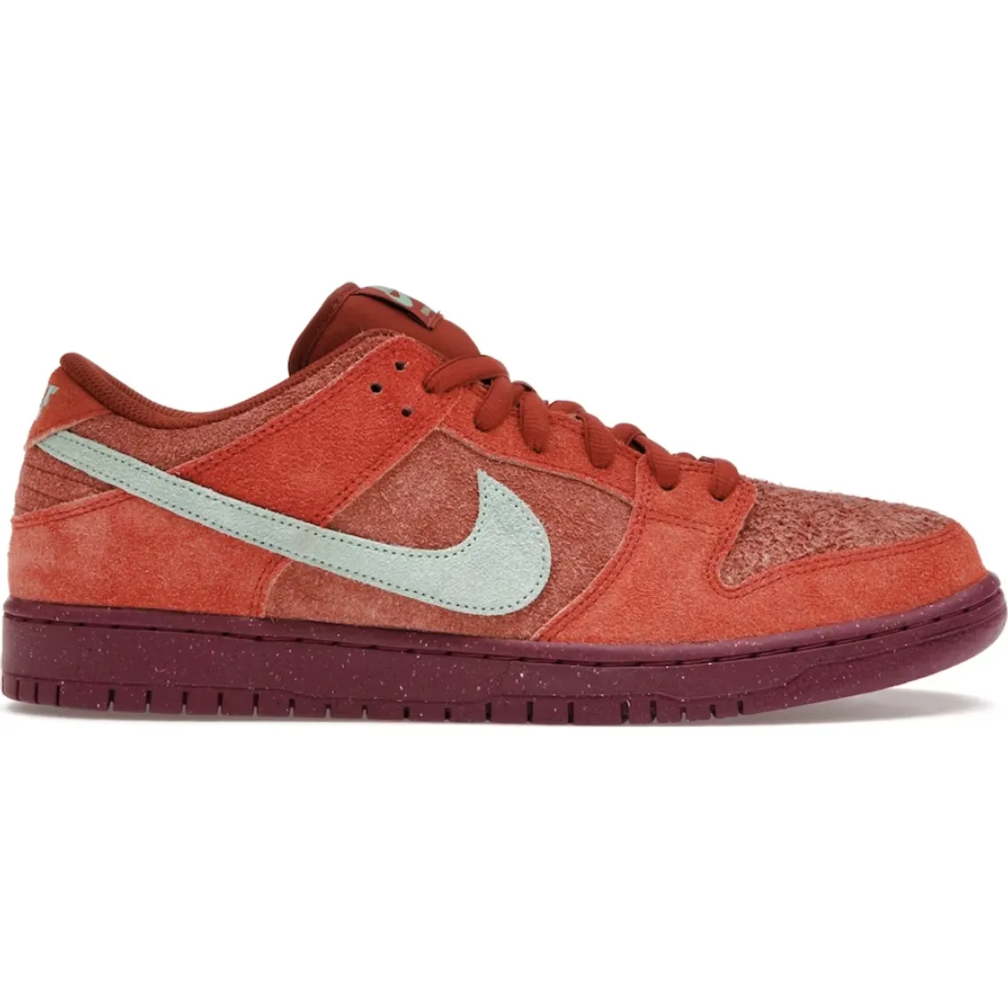 Nike SB Dunk Low Mystic Red Rosewood Total Comfort Quick Drying Liner