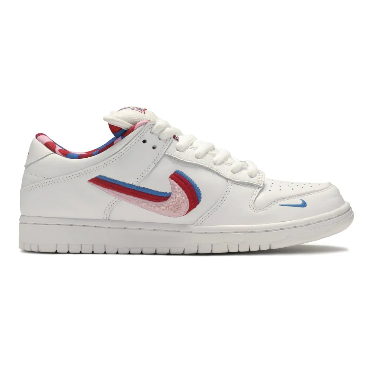 Treadmill Optimized Lace Up Style Nike SB Dunk Low Parra