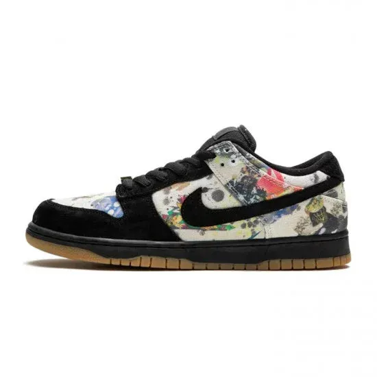 Nike SB Dunk Low Supreme Rammellzee perforated Quick Outing