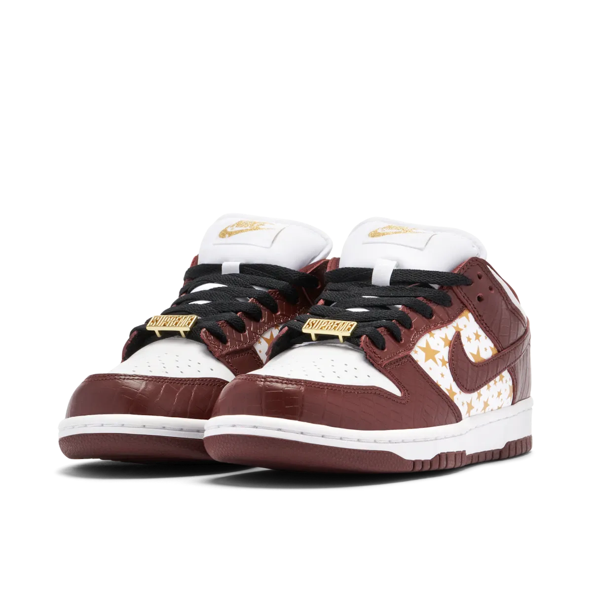 Nike SB Dunk Low Supreme Stars Barkroot Brown (2021) Wide Fit Option Ethically Sourced Materials