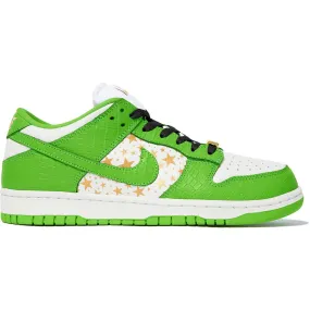 Nike SB Dunk Low Supreme Stars Mean Green (2021) Flexible Soles Layered Design
