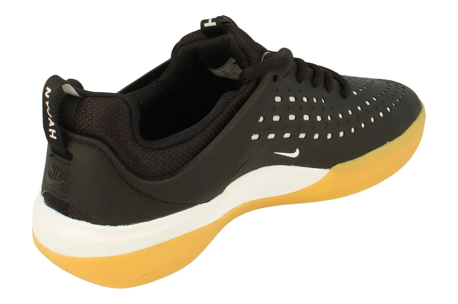 Nike Sb Zoom Nyjah 3 Mens Trainers Dv7896 001 fingerless gloves traction - enhanced sole shoes