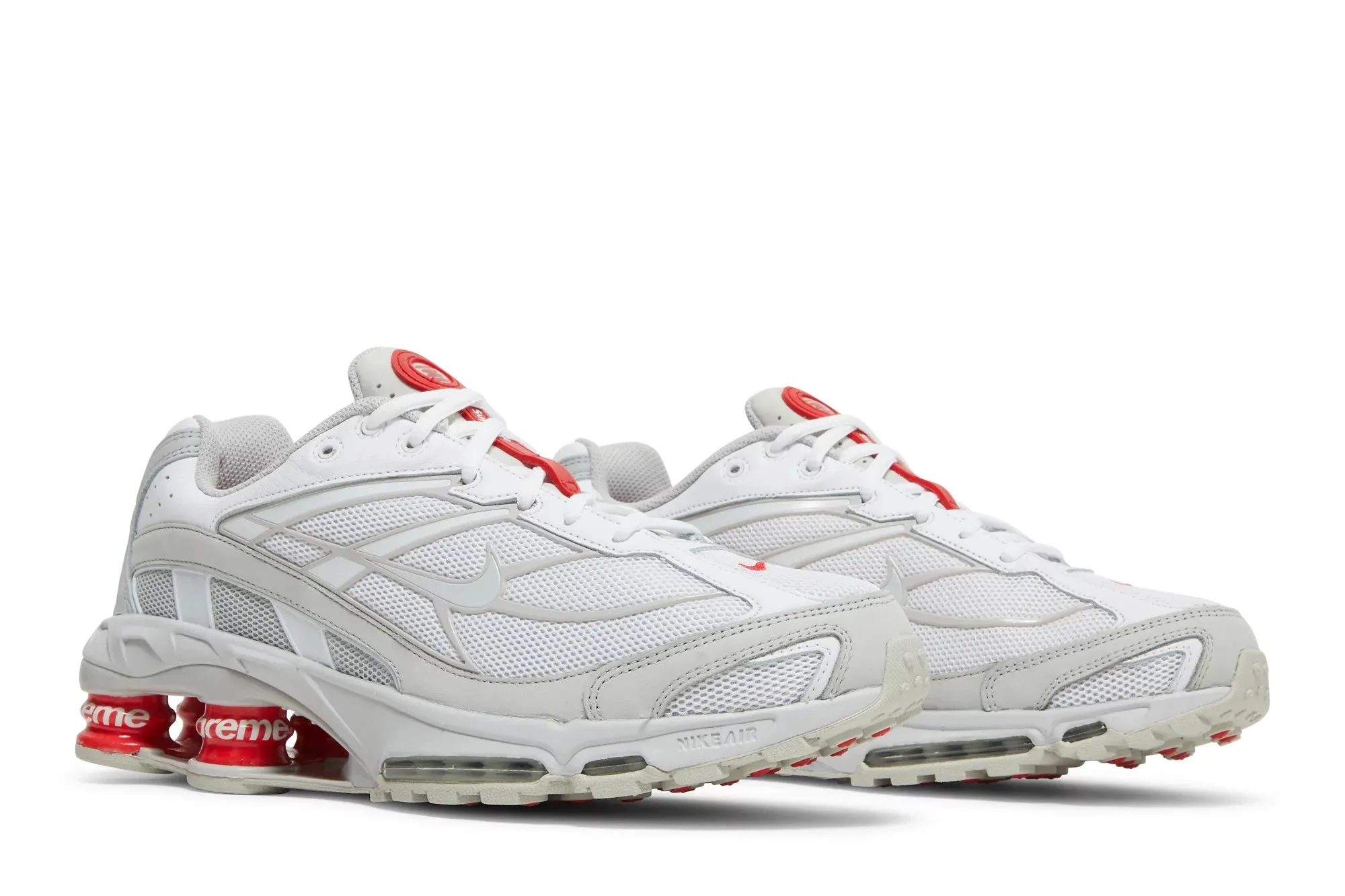 Nike Shox Ride 2 Supreme 'White' Impact Dispersion Contoured Footbed Design