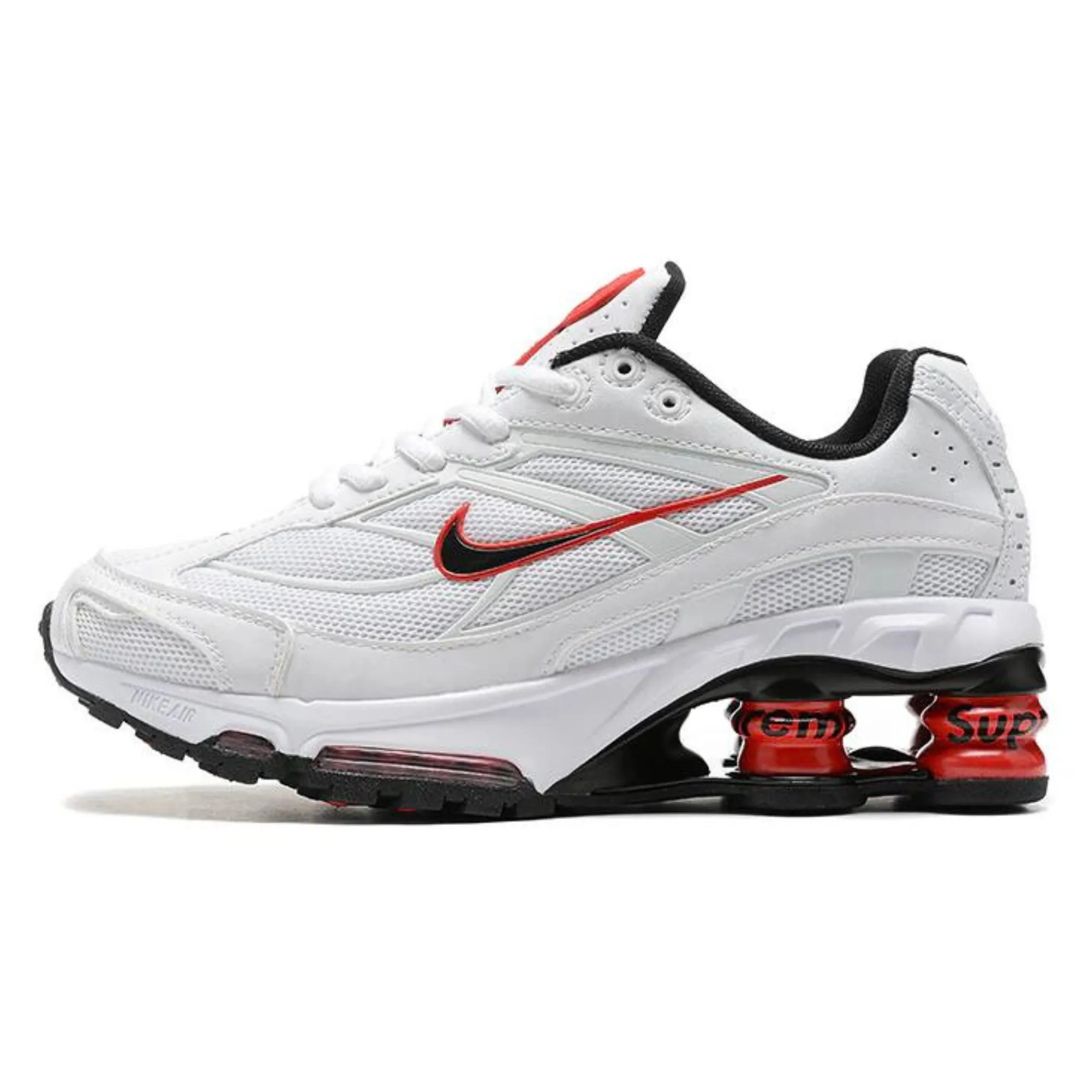 High Function Nike Shox Ride 2 Supreme 'White/Red'