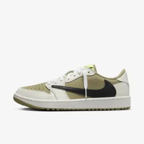Outdoor Steps Tailored Design Nike Travis Scott x Air Jordan 1 Low Golf 'Neutral Olive'